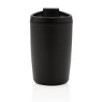 Verre isotherme en plastique recyclé 300ml Nomad Recycled couleur noir deuxième vue