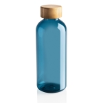 Gourde plastique recyclé et capuchon bambou 660 ml Evolution Recycled couleur bleu cinquième vue