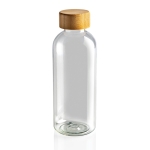 Gourde plastique recyclé et capuchon bambou 660 ml Evolution Recycled couleur transparent cinquième vue