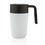 Tasse en plastique recyclé et métal 480ml Vogue Recycled couleur blanc deuxième vue