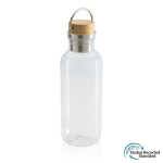 Gourde plastique recyclé, capuchon et poignée 680 ml Climate Recycled couleur transparent