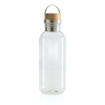 Gourde plastique recyclé, capuchon et poignée 680 ml Climate Recycled couleur transparent deuxième vue