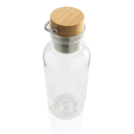 Gourde plastique recyclé, capuchon et poignée 680 ml Climate Recycled couleur transparent troisième vue