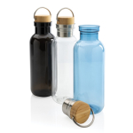 Gourde plastique recyclé, capuchon et poignée 680 ml Climate Recycled couleur transparent vue générale