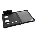 Conférencier sophistiqué de luxe à fermeture éclair A4 Tech Zipper couleur noir cinquième vue