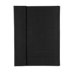 Portfolio recyclé avec grand carnet et fermeture magnétique A4 Magnet couleur noir deuxième vue