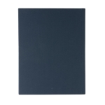 Portfolio recyclé avec grand carnet et fermeture magnétique A4 Magnet couleur bleu marine troisième vue