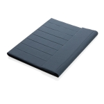 Portfolio recyclé avec grand carnet et fermeture magnétique A4 Magnet couleur bleu marine sixième vue