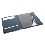 Portfolio recyclé avec grand carnet et fermeture magnétique A4 Magnet couleur bleu marine septième vue