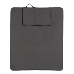 Couverture pliable pour pique-nique de haute qualité Padded RPET couleur gris foncé troisième vue