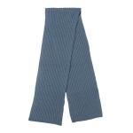 Écharpe fabriquée en matériau durable en tricot Impact Polylana couleur bleu deuxième vue