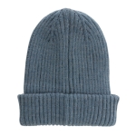 Bonnet d'hiver en matériaux durables double tricot Impact Polylana couleur bleu deuxième vue