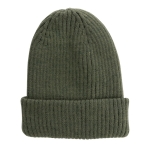 Bonnet d'hiver en matériaux durables double tricot Impact Polylana couleur vert deuxième vue