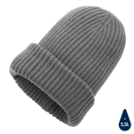 Bonnet d'hiver en matériaux durables double tricot Impact Polylana couleur gris foncé