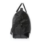 Grand sac de voyage recyclé pour le week-end Impact RPET couleur noir quatrième vue
