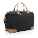Sac personnalisable en toile recyclée Getaway Recycled couleur noir septième vue