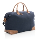 Sac personnalisable en toile recyclée Getaway Recycled couleur bleu septième vue