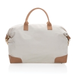 Sac personnalisable en toile recyclée Getaway Recycled couleur blanc cassé cinquième vue