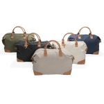 Sac personnalisable en toile recyclée Getaway Recycled couleur blanc cassé