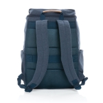 Sac à dos pour ordinateur publicitaire de 15´´ recyclée Getaway couleur bleu quatrième vue