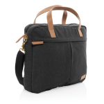 Sac à main pour ordinateur 15,6” recyclé de qualité et formel Getaway couleur noir sixième vue