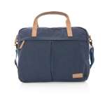 Sac à main pour ordinateur 15,6” recyclé de qualité et formel Getaway couleur bleu deuxième vue