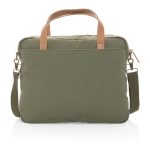 Sac à main pour ordinateur 15,6” recyclé de qualité et formel Getaway couleur vert quatrième vue