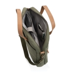 Sac à main pour ordinateur 15,6” recyclé de qualité et formel Getaway couleur vert cinquième vue