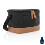 Sac isotherme publicitaire haut de gamme pour 6 canettes Getaway couleur noir