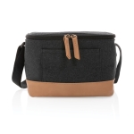 Sac isotherme publicitaire haut de gamme pour 6 canettes Getaway couleur noir troisième vue
