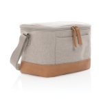 Sac isotherme publicitaire haut de gamme pour 6 canettes Getaway couleur gris sixième vue
