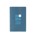 Carnet à couverture souple certifié FSC A5 feuilles rayées Soft Forest couleur marron deuxième vue