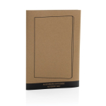 Carnet à couverture souple certifié FSC A5 feuilles rayées Soft Forest vue avec boîte