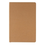 Carnet rigide avec certification FSC A5 avec pages lignées Hard Forest couleur marron deuxième vue