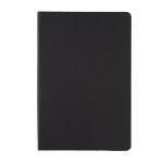 Carnet rigide avec certification FSC A5 avec pages lignées Hard Forest couleur noir deuxième vue