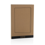Carnet rigide avec certification FSC A5 avec pages lignées Hard Forest vue avec boîte