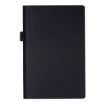 Carnet avec poche et certificat FSC® A5 pages lignées Deluxe Forest couleur noir deuxième vue