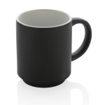 Tasse pour entreprise en céramique empilable au design coloré 180ml couleur noir