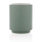 Tasse pour entreprise en céramique empilable au design coloré 180ml couleur vert menthe quatrième vue