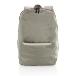 Sac à dos de transport pour PC de 15,6'' en polyester recyclé couleur vert clair deuxième vue