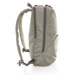 Sac à dos de transport pour PC de 15,6'' en polyester recyclé couleur vert clair troisième vue