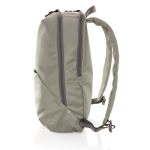 Sac à dos de transport pour PC de 15,6'' en polyester recyclé couleur vert clair quatrième vue