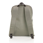 Sac à dos de transport pour PC de 15,6'' en polyester recyclé couleur vert clair cinquième vue