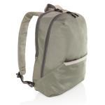Sac à dos de transport pour PC de 15,6'' en polyester recyclé couleur vert clair septième vue