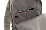 Sac à dos de transport pour PC de 15,6'' en polyester recyclé couleur vert clair huitième vue