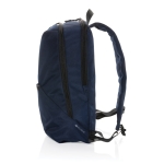 Sac à dos de transport pour PC de 15,6´´ en polyester recyclé Daypack couleur bleu marine quatrième vue