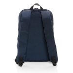 Sac à dos de transport pour PC de 15,6´´ en polyester recyclé Daypack couleur bleu marine cinquième vue