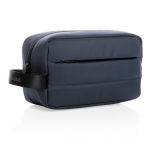 Trousse de toilette en matériaux recyclés Pocket Impact RPET couleur bleu marine septième vue