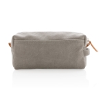 Trousse de toilette en toile idéale pour les bagages à main Casual couleur gris quatrième vue