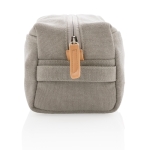 Trousse de toilette en toile idéale pour les bagages à main Casual couleur gris sixième vue